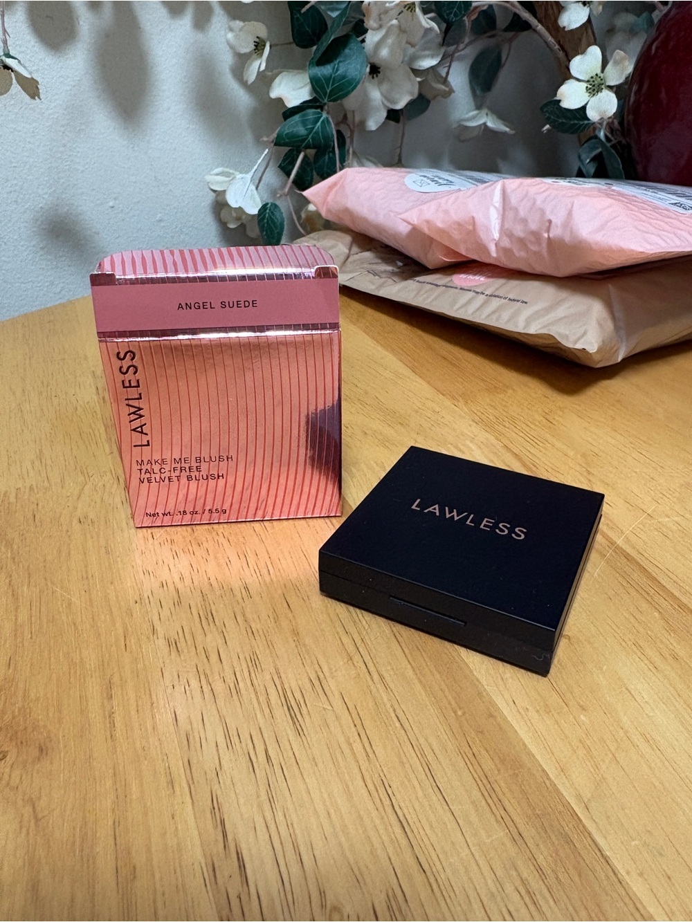Lawless Make Me Blush Velvet Blush ANGEL SUEDE, Full Sz 0.18oz, BNIB, Authentic
